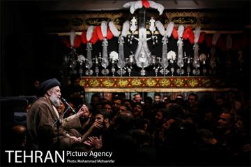 عزاداری سیاه پوشان در هیئت ریحانة الحسین  2