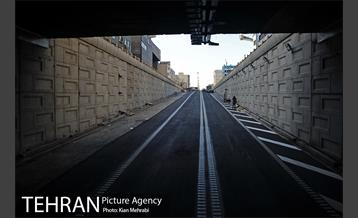 زیرگذر استاد معین قبل از افتتاح 53