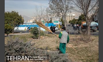 خدمات شهرداری تهران در پایان راهپیمایی ۲۲ بهمن-2 4