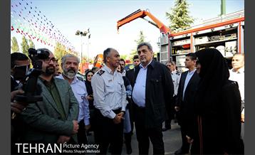 افتتاح ایستگاه 110 آتشنشانی با حضور شهردار تهران 9
