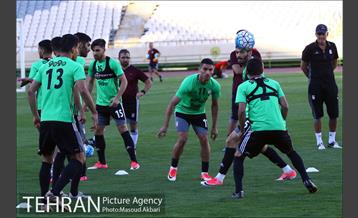 تمرین تیم ملی فوتبال