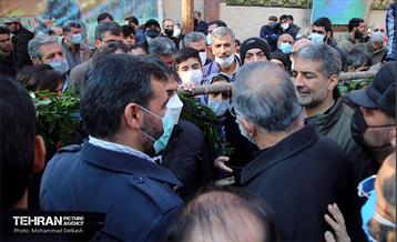 تشییع دو شهید گمنام در منطقه 15