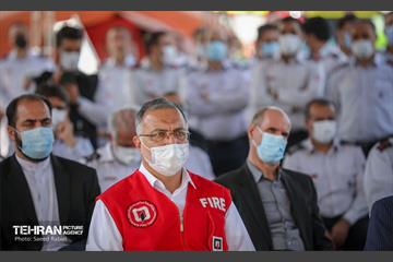 آیین گرامیداشت روز آتش نشان با حضور شهردار تهران 62