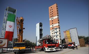 بازدید رییس مدیریت بحران کشور از مرکز آموزش آتش‌نشانی شهرداری تهران 55