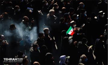 مراسم تشییع پیکر ۱۵۰ شهید گمنام در تهران 14