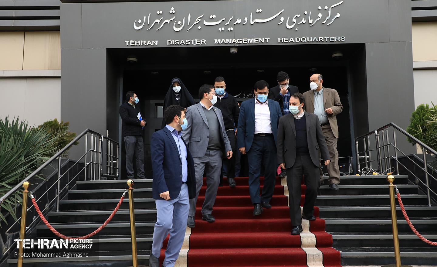 بازدید اعضا شورا شهر تهران از سازمان مدیریت بحران  2