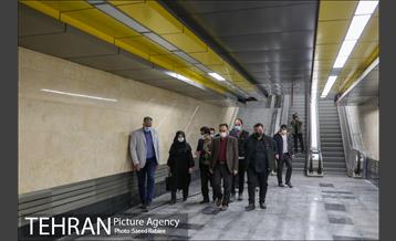 بازدید عضو شورای شهر از ایستگاه مترو یادگار امام(ه) 6