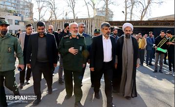 تشییع و تدفین شهید گمنام در دانشگاه فرهنگیان 4