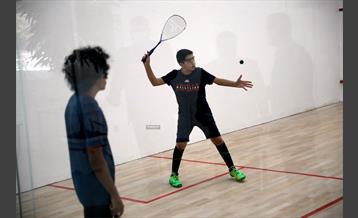 افتتاح مجموعه اسکواش، پدل و راکتبال برج میلاد تهران 5