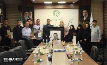 آیین رونمایی از تابلو شرکت شهربان و حریم‌بان شهرداری تهران 1