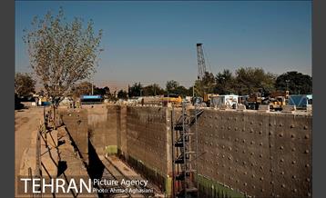 مراسم ورود ماشین حفار به ایستگاه B7 خط 7مترو 6