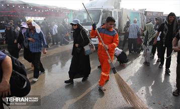 خدمات شهرداری منطقه 5 در گذرگاه مرزی مهران 12