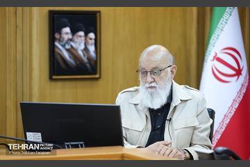 سخنرانی برخط رئیس شورای اسلامی شهر تهران در اجلاس بریکس 10