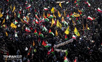 تجمع مردم تهران در واکنش به جنایت رژیم صهیونیستی در غزه 15