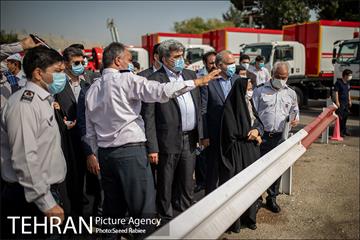 آئین رونمایی از تجهیزات جدید سازمان آتش نشانی شهرتهران  17