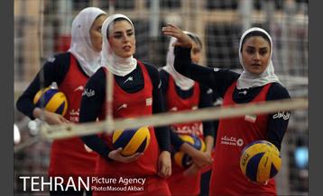 تمرین تیم ملی والیبال بانوان 14