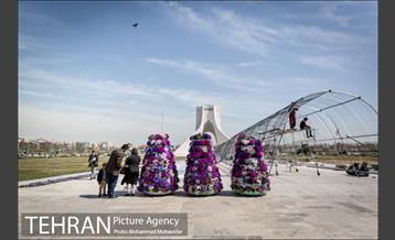 آماده سازی میدان آزادی در آستانه نوروز ۹۸ 17