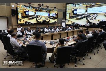 بازدید مدیرکل حوزه شهردار تهران از سازمان پیشگیری و مدیریت بحران شهر تهران 11