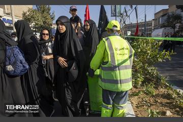 خدمت رسانی شهرداری تهران در راهپیمایی جا مانده های حسینی  11