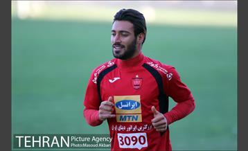 تمرین تیم فوتبال پرسپولیس 1