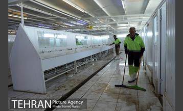 ارائه خدمات نیرو های خادم الحسین (ع) در مرز شلمچه 29