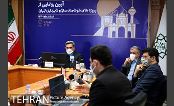 آیین رونمایی از پروژه‌های هوشمند شهرداری تهران 7