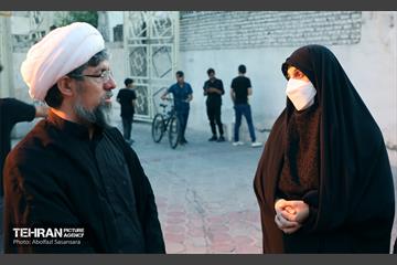 حضور شهردار منطقه هشت در مراسم عزاداری روز عاشورا