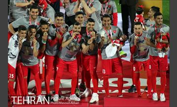 جشن قهرمانی تیم فوتبال پرسپولیس