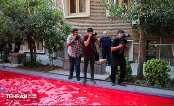 مراسم رونمایی از یادبود خبرنگاران شهید غزه در خانه روزنامه‌نگاران شهر 40