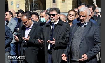 خاکسپاری سفیر سابق فلسطین در بهشت زهرا 16