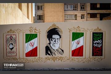 نصب تبلیغات شهری مراسم تشییع رهبر شهید انقلاب 3