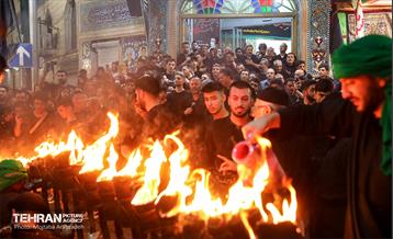 آئین سنتی مشعل گردانی تهران(محرم ۱۴۴۵) 9