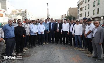 بازدید شهردار تهران از پروژهای عمرانی 5