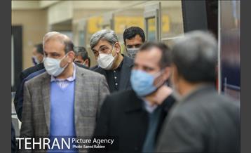 مراسم بهره برداری از ایستگاه برج میلاد 3