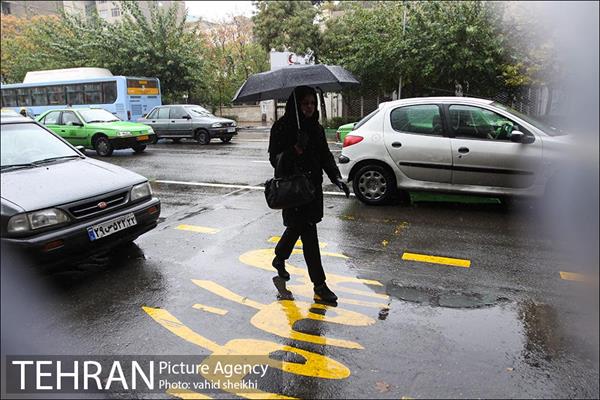 بارش نخستین باران پاییزی در تهران 12