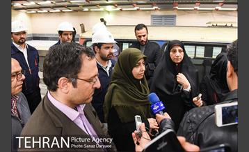 بازدید اعضا شورای شهر تهران از خط ۶ مترو 30