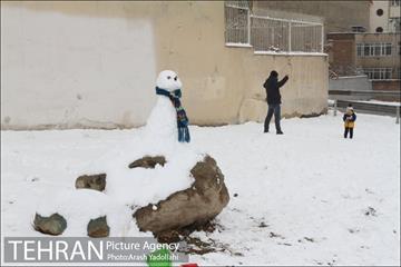 بارش برف در تهران 6