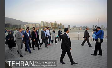 بازدید شهردار بلگراد از دریاچه خلیج فارس و آبشار تهران 3