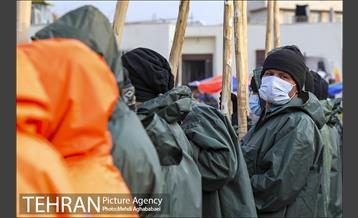 مانور عملیات برف روبی شهرداری منطقه 8