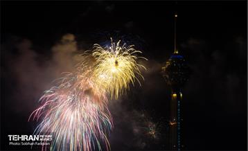 نور افشانی در شب سالگرد پیروزی انقلاب اسلامی 4