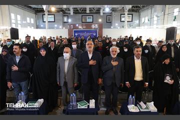آیین افتتاح مراکز توانمندسازی کوثر و بهسازی۴۰۰معبر پایتخت 18
