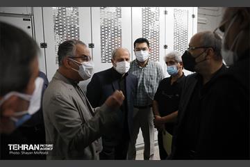 بازدید اعضای کمسیون حمل و نقل شورای اسلامی شهر از ایستگاه مترو شهید رضایی 25