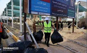 خدمات نیروهای پاکبان شهر تهران در اربعین حسینی 14