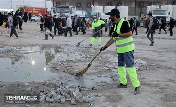خدمات نیروهای پاکبان شهر تهران در اربعین حسینی 25