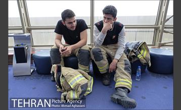 مسابقه پله نوردی آتش نشانان کشور 23