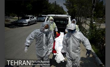 تطهیر و تدفین جانباختگان کرونایی در بهشت زهرا(س) 31