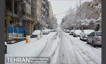 بارش برف زمستانی در تهران-2 7