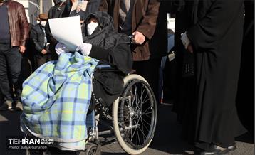 مراسم تشییع و تدفین دو شهید گمنام در منطقه 13