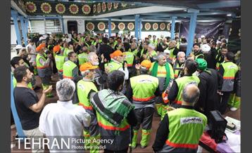 بازدید اعضای شورای اسلامی شهر تهران از خدمات رسانی به زائران اربعین حسینی 1