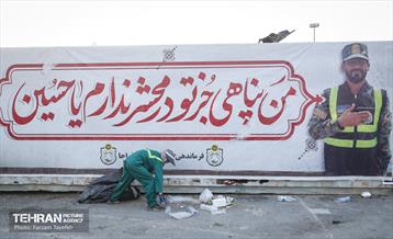 خدمات رسانی شهرداری منطقه 5 در پایانه مرزی مهران 12